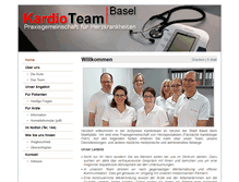 Tablet Screenshot of kardioteam.ch